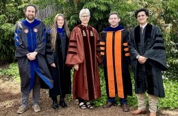Graduate Mentor awardees with Dean Lynn Cooley