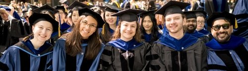GSAS grads at Commencement 2025